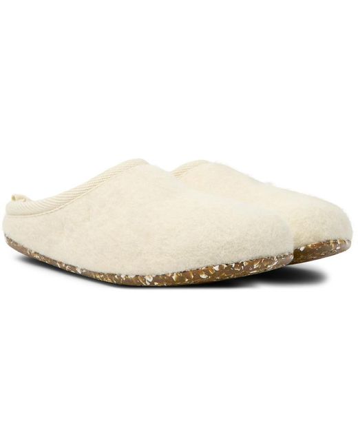 Camper White Slippers