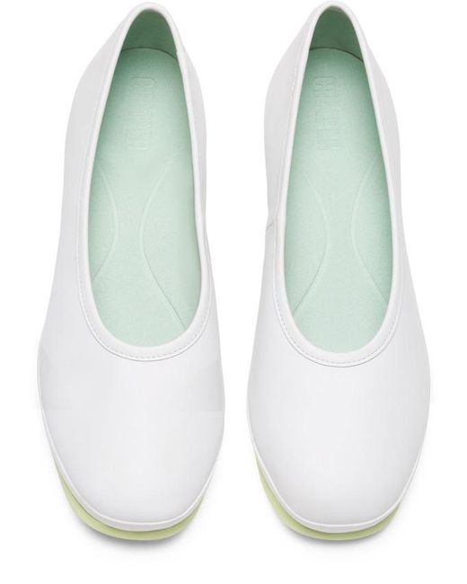 Camper White Heels