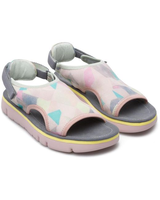 Camper Metallic Sandals