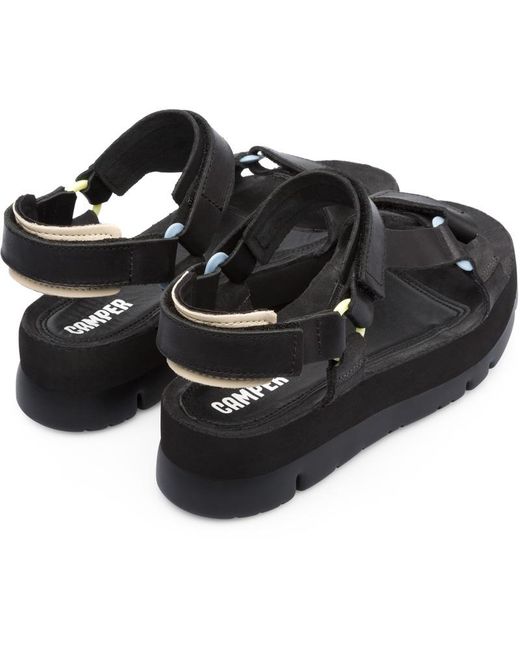 Camper Black Sandals