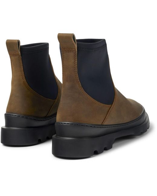Camper Brown Ankle Boots
