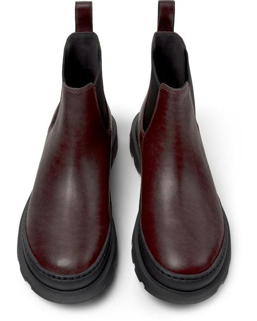 Camper Brown Ankle Boots