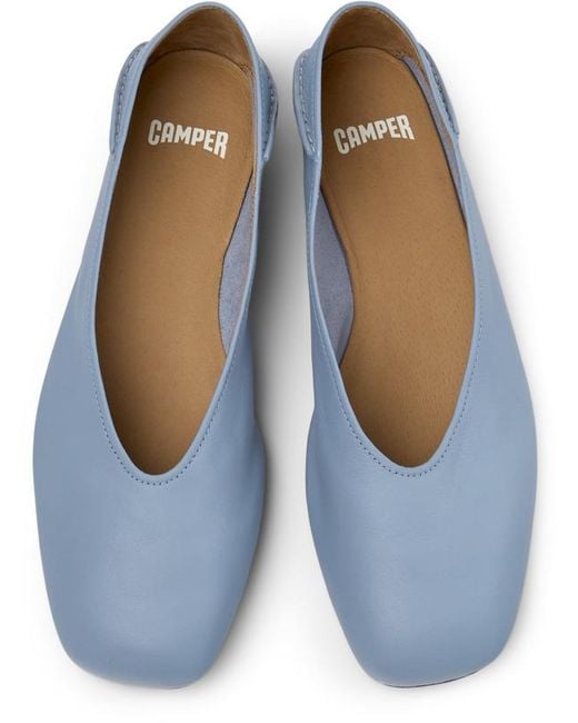 Camper Blue Light Leather Shoes
