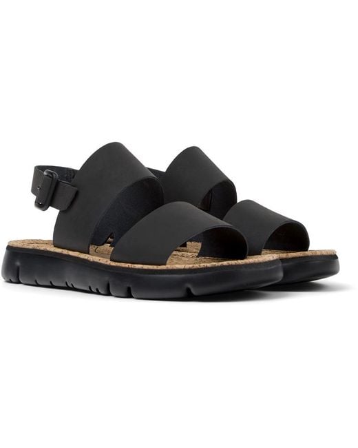 Camper Black Sandals
