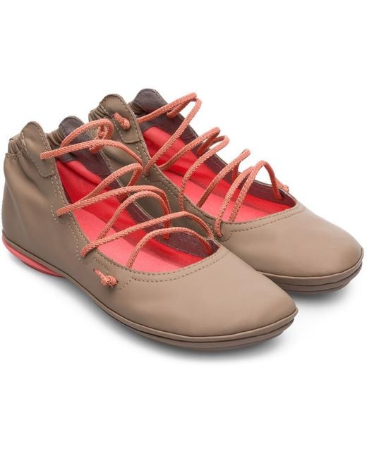Camper Natural Ankle Boots