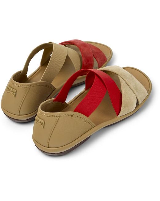 Camper Red Sandals