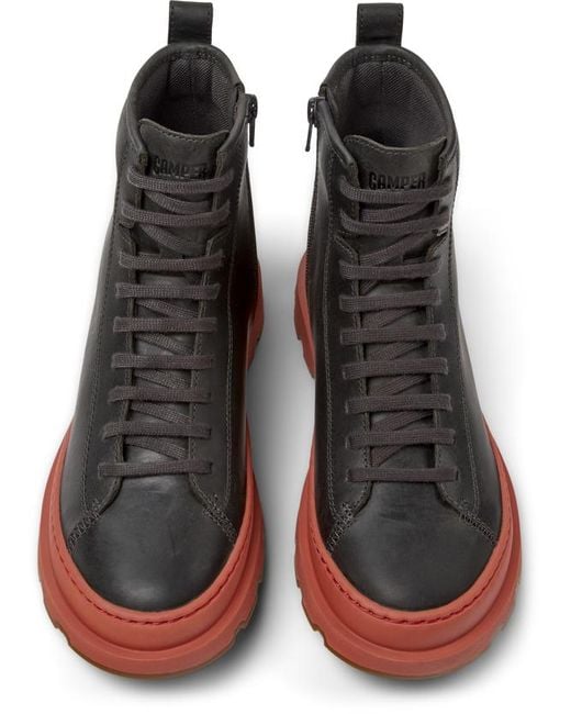 Camper Brown Ankle Boots