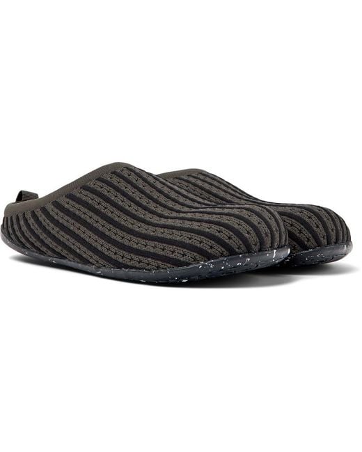 Camper Black Slippers