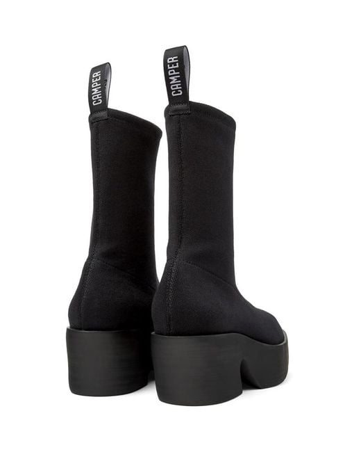 Camper Black Ankle Boots