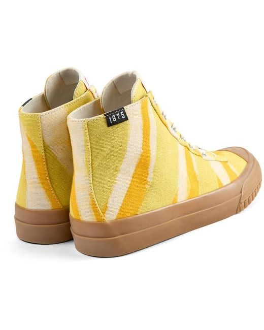Camper Yellow Ankle Boots