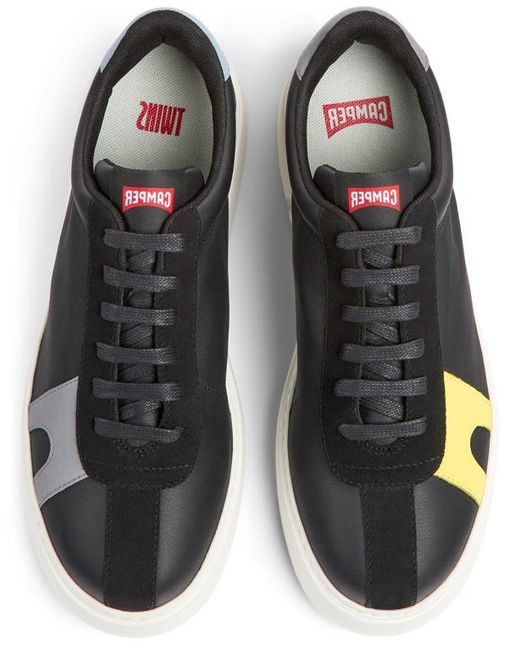Camper Er Sneaker aus Leder und Veloursleder in Black für Herren
