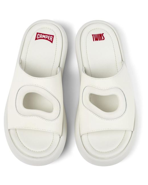 Camper White Sandals for men