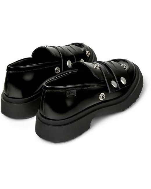 Zapatos planos Camper de color Black
