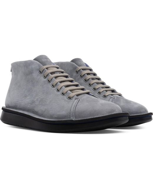 Camper Gray Ankle Boots for men