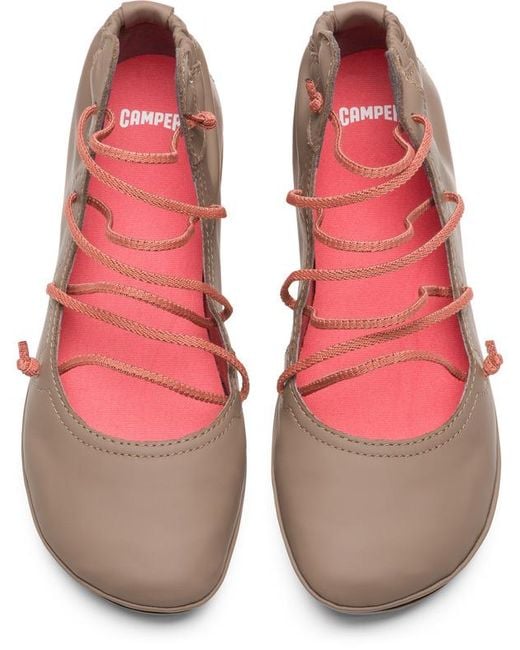 Camper Natural Ankle Boots
