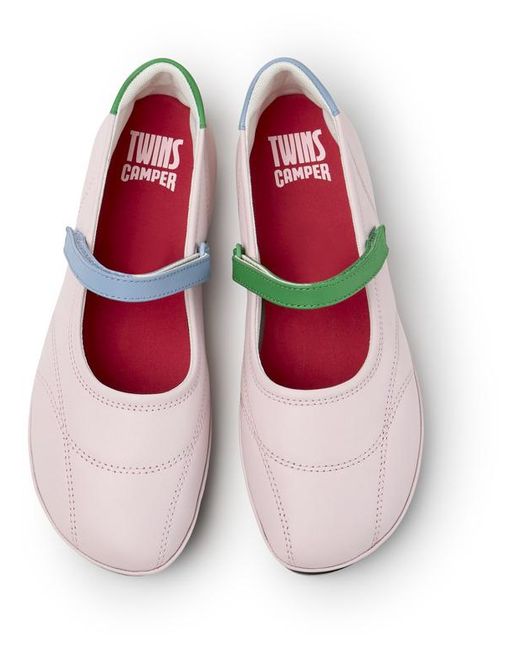 Camper White Ballerinas