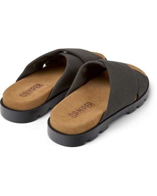 Camper Black Brutus Sandal for men
