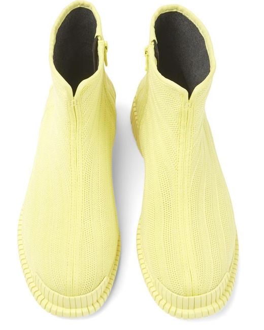 Camper Yellow Tm Lyocell Ankle Boots