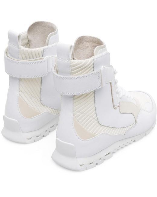 Camper White Ankle Boots
