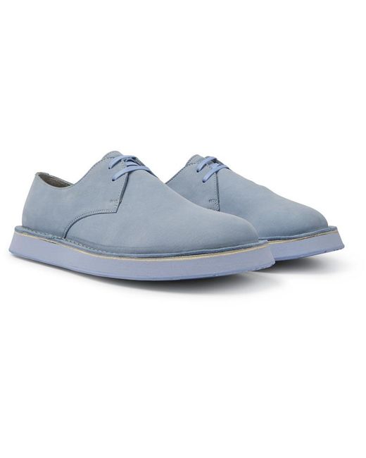 Camper Blue Leather Shoes for men