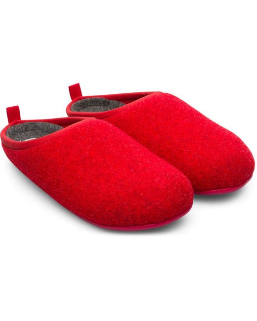 Camper Red Slippers