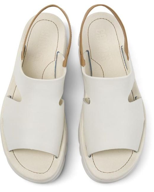 Camper Metallic Sandals