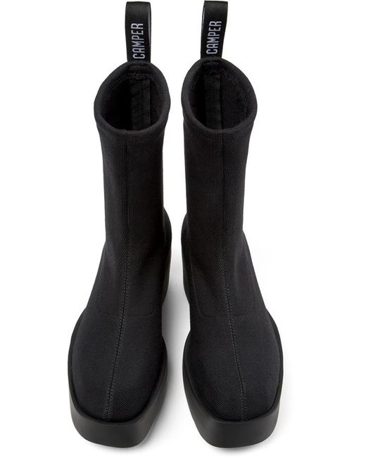 Camper Black Ankle Boots