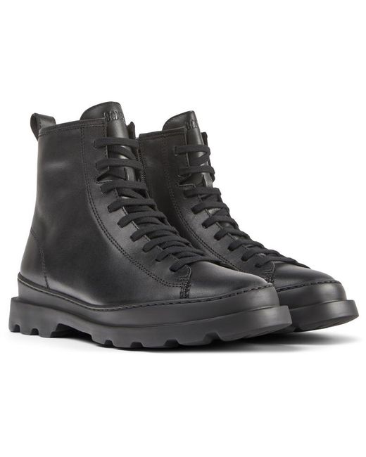 Camper Black Medium Lace Boot