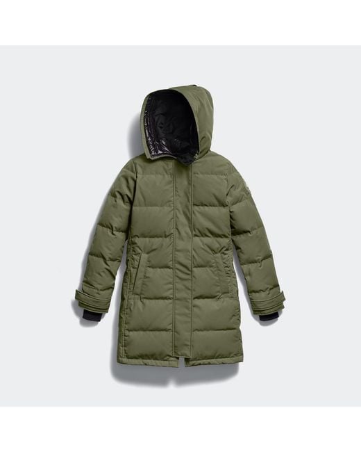 Canada Goose Green Shelburne Parka Tonal Disc