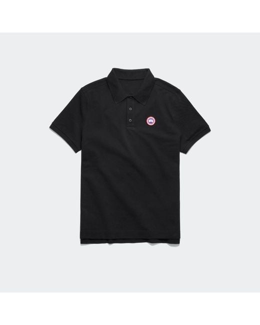 Canada Goose Black Beckley Polo for men
