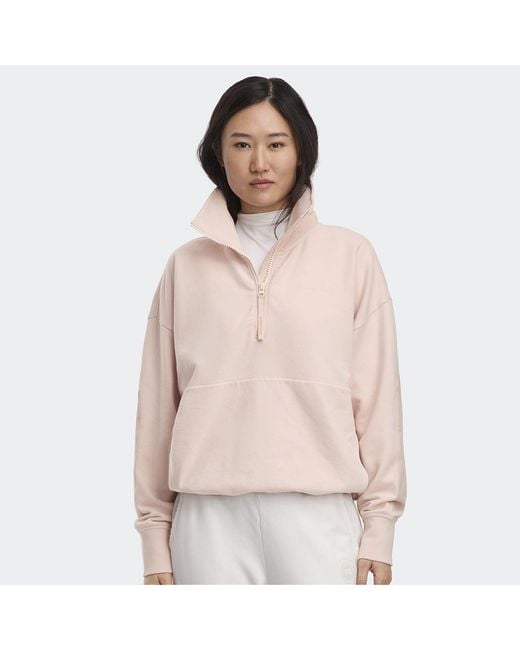 Canada Goose Pink Quincy Quarter Zip