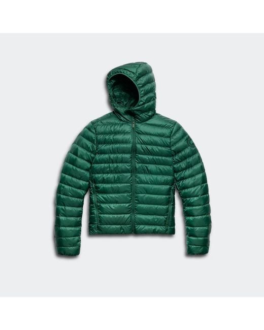 Canada Goose Green Aethera Hoodie Tonal Disc