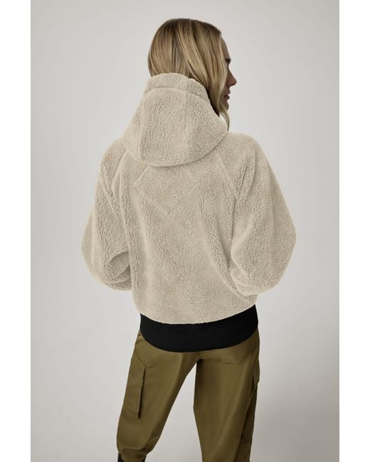 Canada Goose Simcoe Oversized Hoody Kind High Pile Fleece in Natural | Lyst
