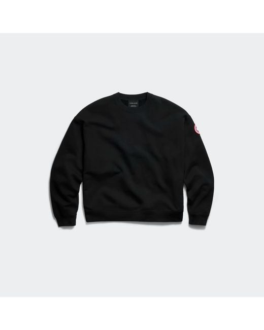 Canada Goose Black Rove Sweatshirt for men