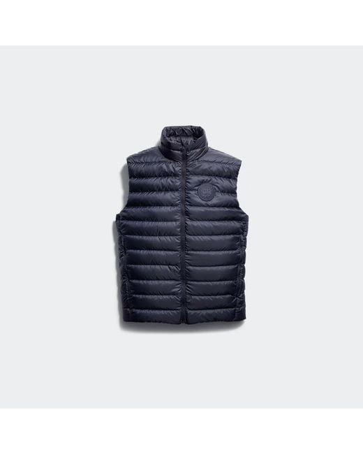 Canada Goose Blue Stratus Vest Tonal Disc for men
