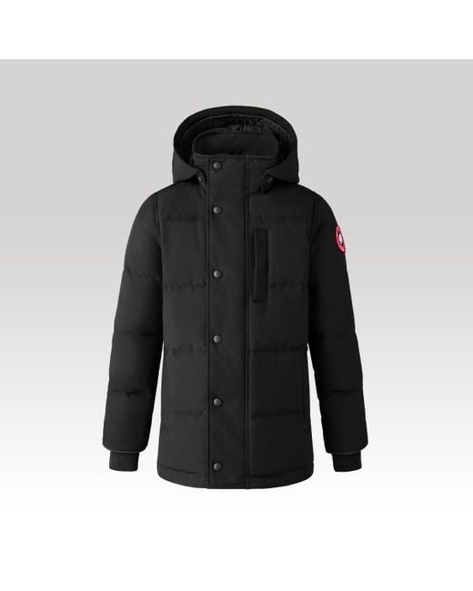 Canada Goose Youth Eakin Parka in Black Lyst Canada