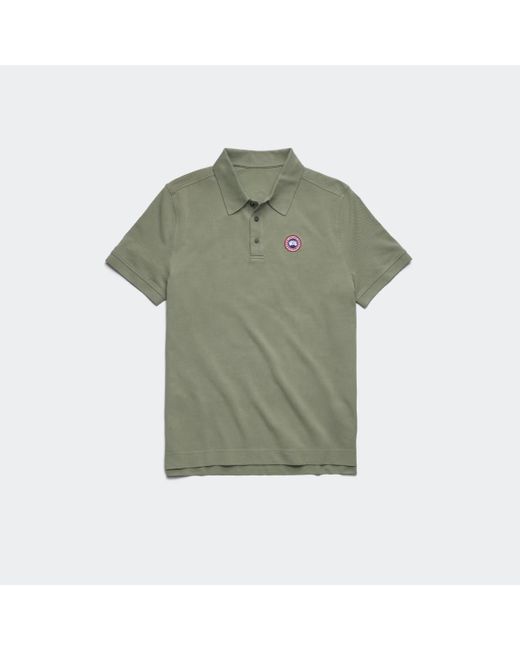 Canada Goose Green Beckley Polo for men