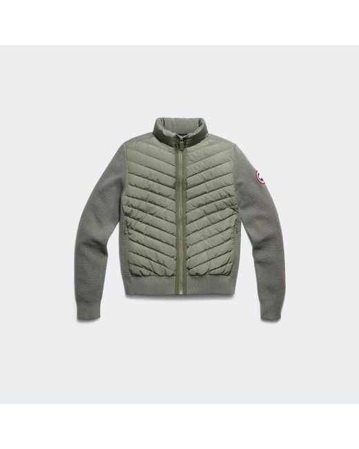 Canada Goose Green Hybridge Knit Jacket