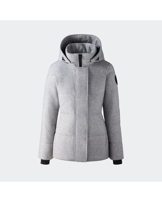 Canada Goose Gray Chelsea Parka Alluraluxe Wool