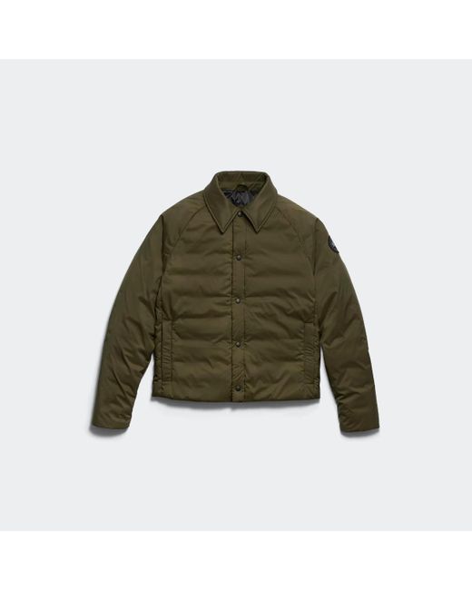 Canada Goose Lodge Coach-Jacke Mit Schwarzem Label (Männlich, in Green für Herren