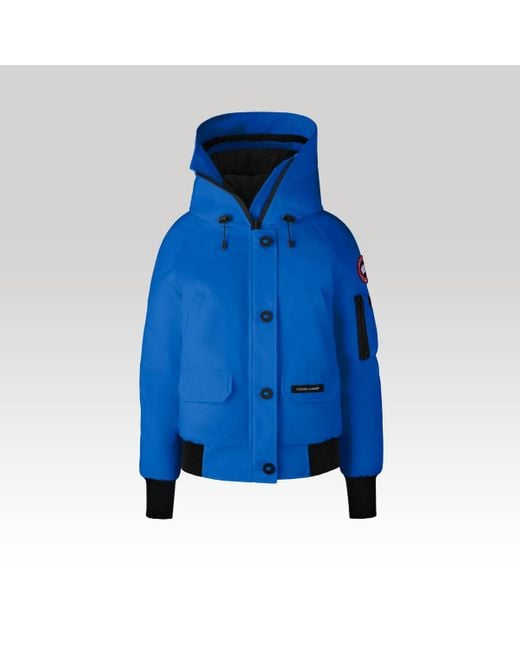 Canada Goose Chilliwack Bomber Pbi in Blue Lyst UK