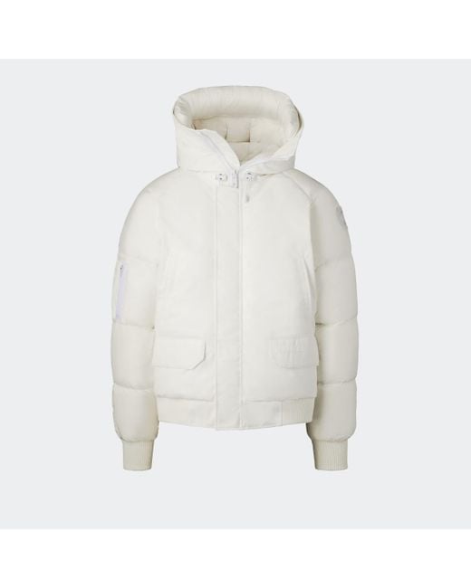 Canada Goose White Paradigm Chilliwack Bomber for men