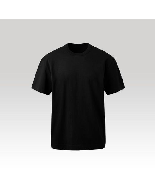 Canada Goose Black Gladstone Relaxed T-shirt for men