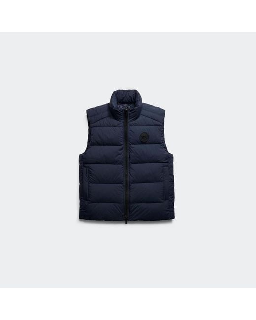 Canada Goose Blue Crofton Enduraluxe Vest for men