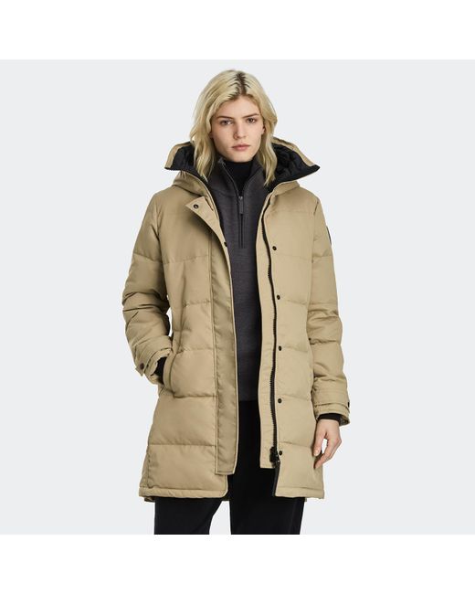 Canada Goose Natural Shelburne Parka Performance Satin
