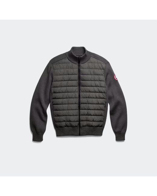 Canada Goose Gray Hybridge Knit Jacket for men