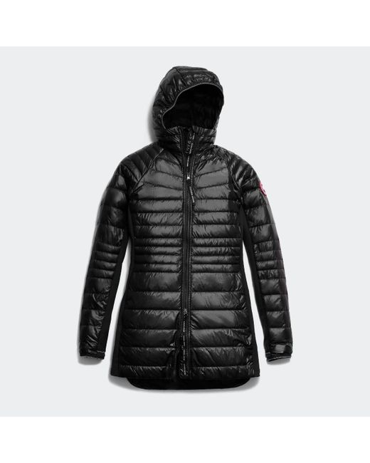 Canada Goose Black Hybridge Lite Kapuzenmantel (Weiblich,