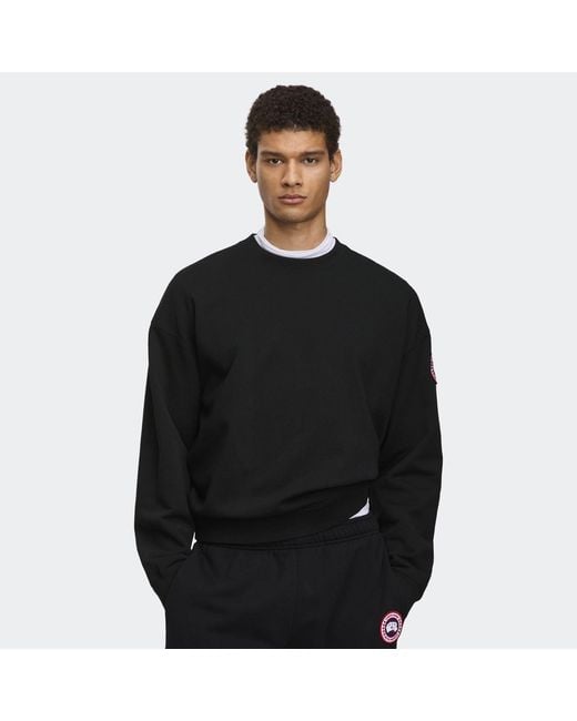 Canada Goose Black Rove Sweatshirt for men