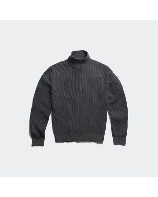 Canada Goose Gray Vantage Striped T-Shirt for men