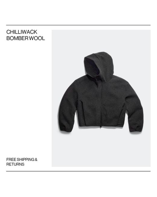 Canada Goose Black Chilliwack Bomber Wool